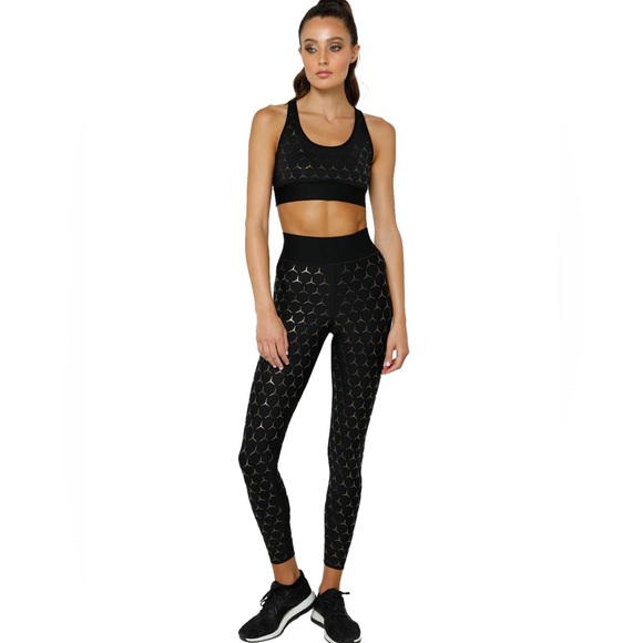 Ultracor Hypersonic Nero Black/Gold Leggings XXS $225 -SOLD OUT - Picture 1 of 6